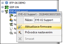Aktualizace SW v Jablotool